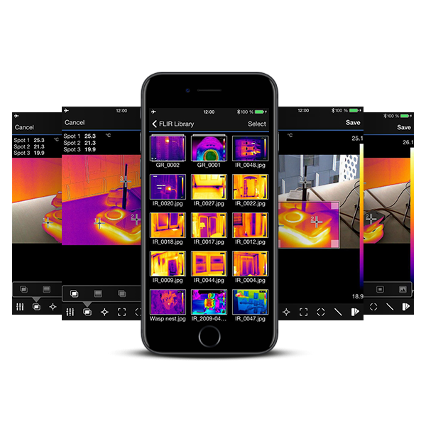 FLIR Tools App Thermal Analysis and Reporting (Mobile)