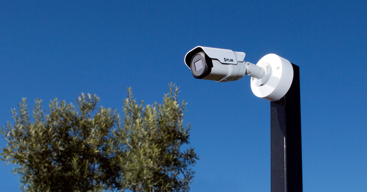 flir thermal security camera